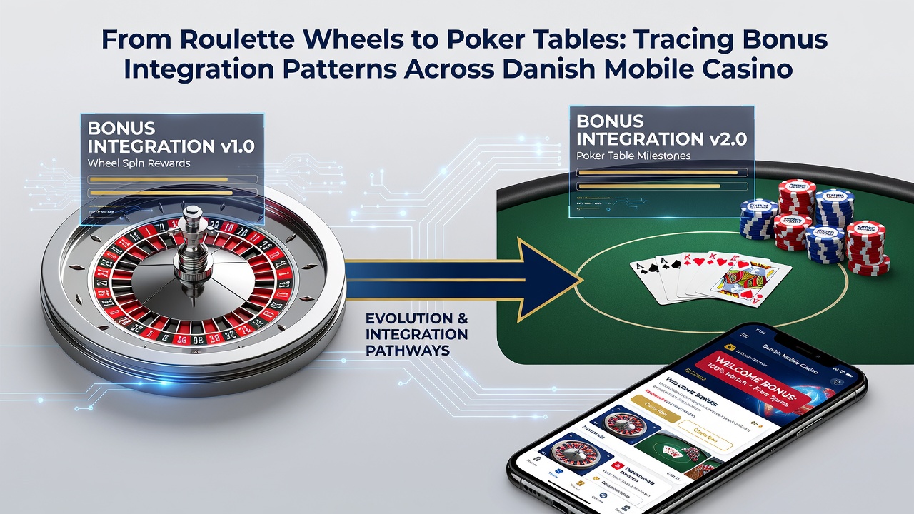 Mobile screen capture illustrating poker bonus overlay derived from roulette play history on Danish platforms